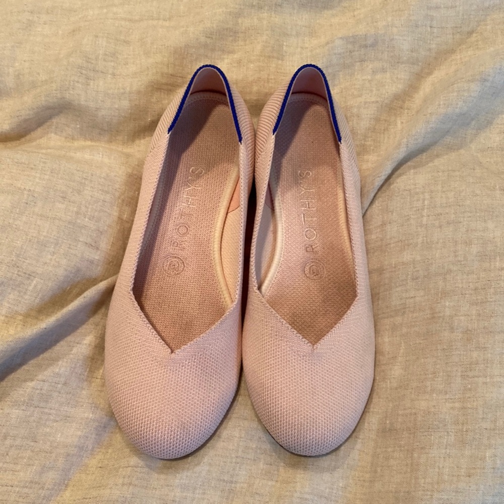 Rothy’s Blush Pink Rounded Toe Flats